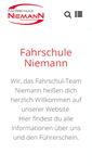 Mobile Screenshot of niemann-fahrschule.de